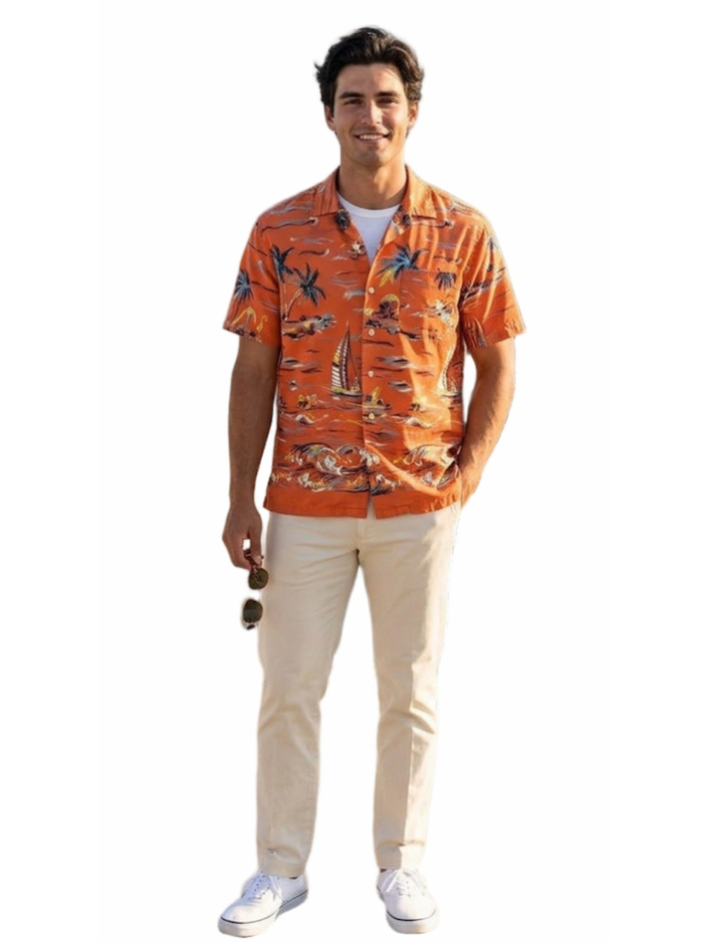 Vintage Polo by Ralph Lauren vintage Art Schaefer short shir